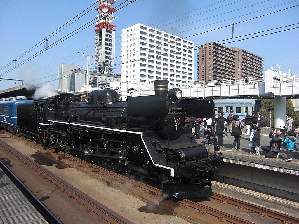 C57試運転　千葉みなと駅