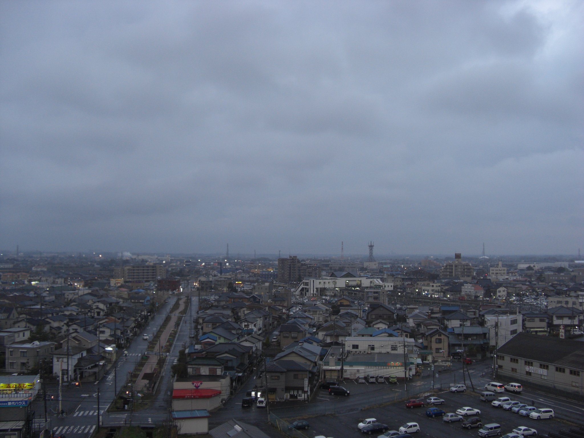 2009年91日目の夕焼け