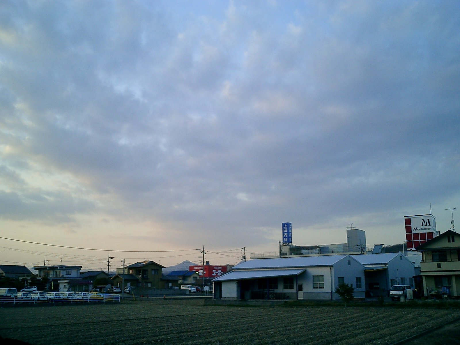 夕暮れの雲
