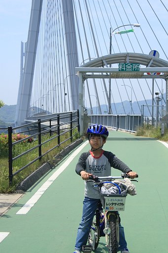 しまなみ海道を自転車で渡る