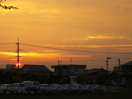 電柱の向こう