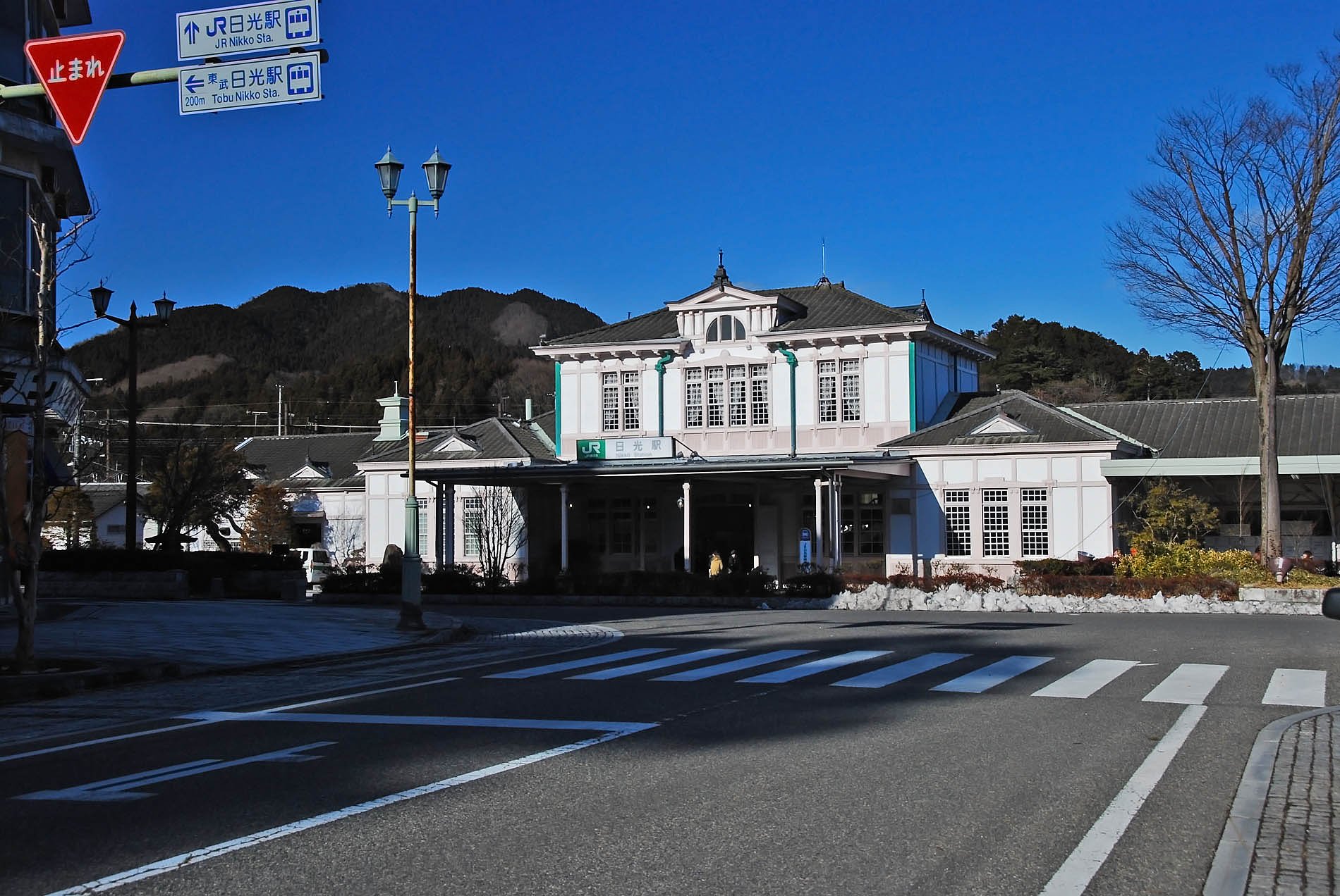レトロな駅舎