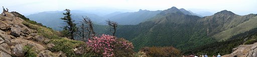 石鎚山の山頂