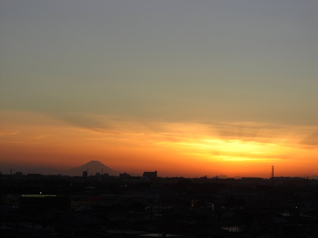 2009年39日目の夕焼け