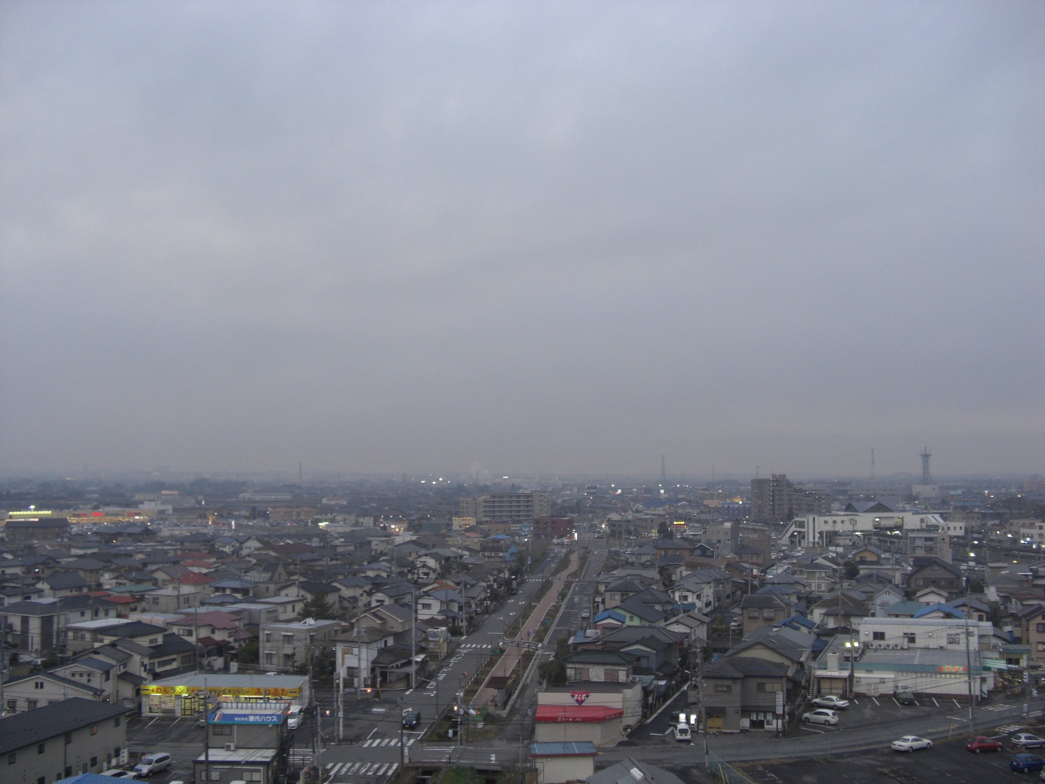 2009年84日目の夕焼け