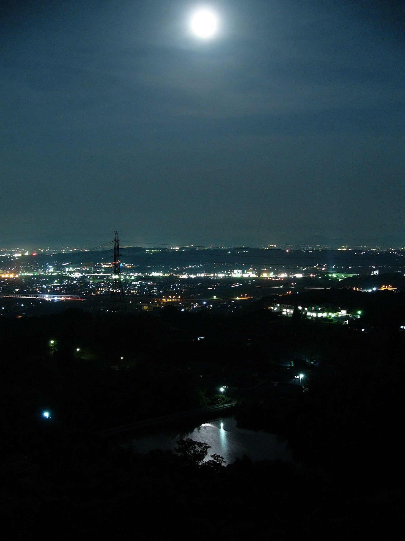 日差山からの夜景⇒惨劇(T△T)