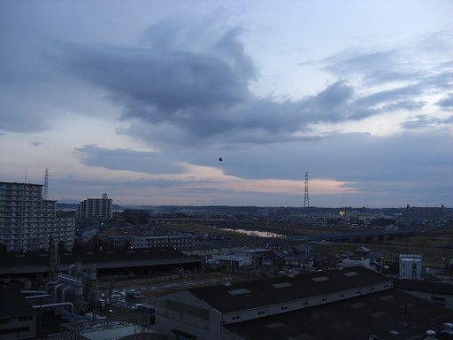 2009年85日目の朝焼け