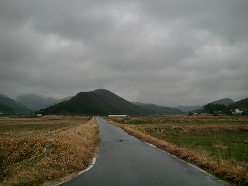 太陽の無い今朝の日の出