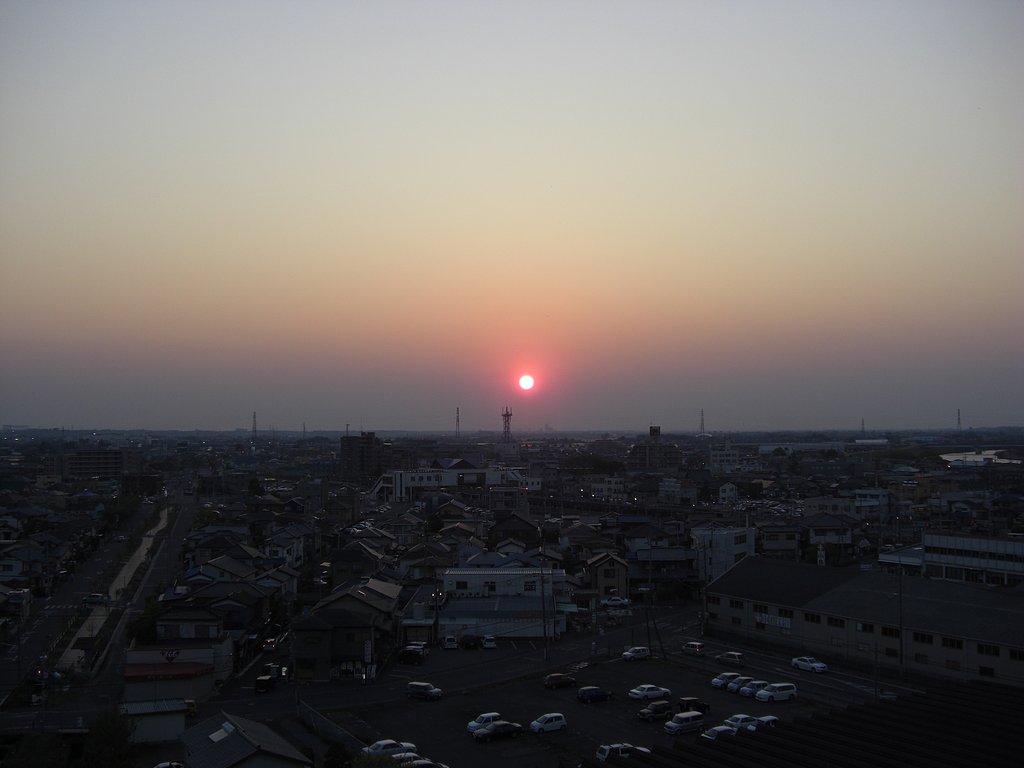 2009年119日目の夕焼け