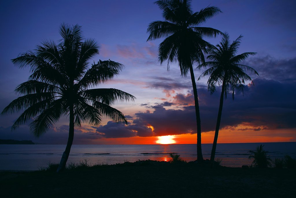 グアムの夕日・・・