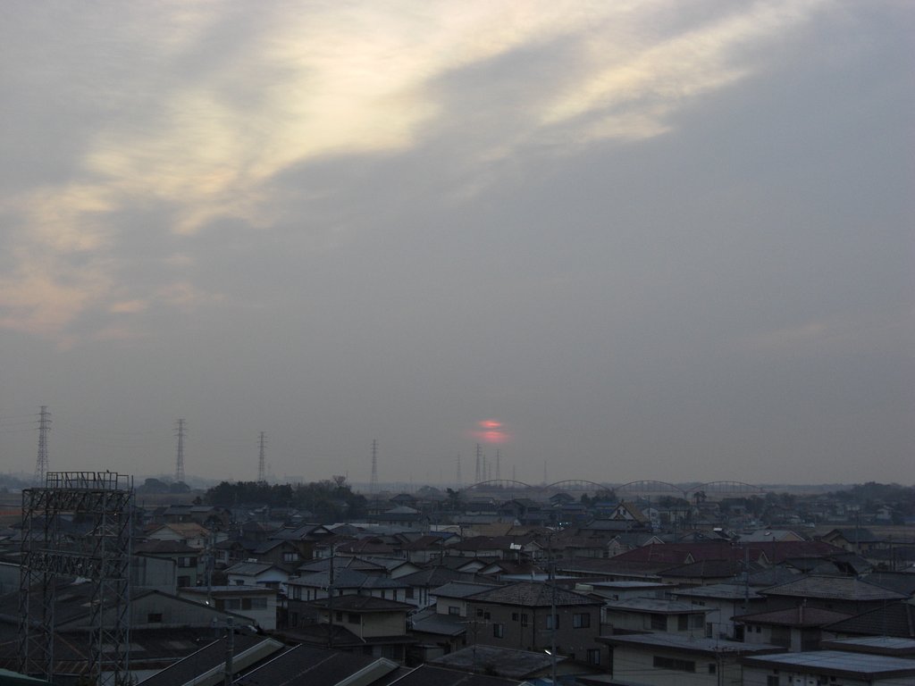 2009年34日目の朝焼け