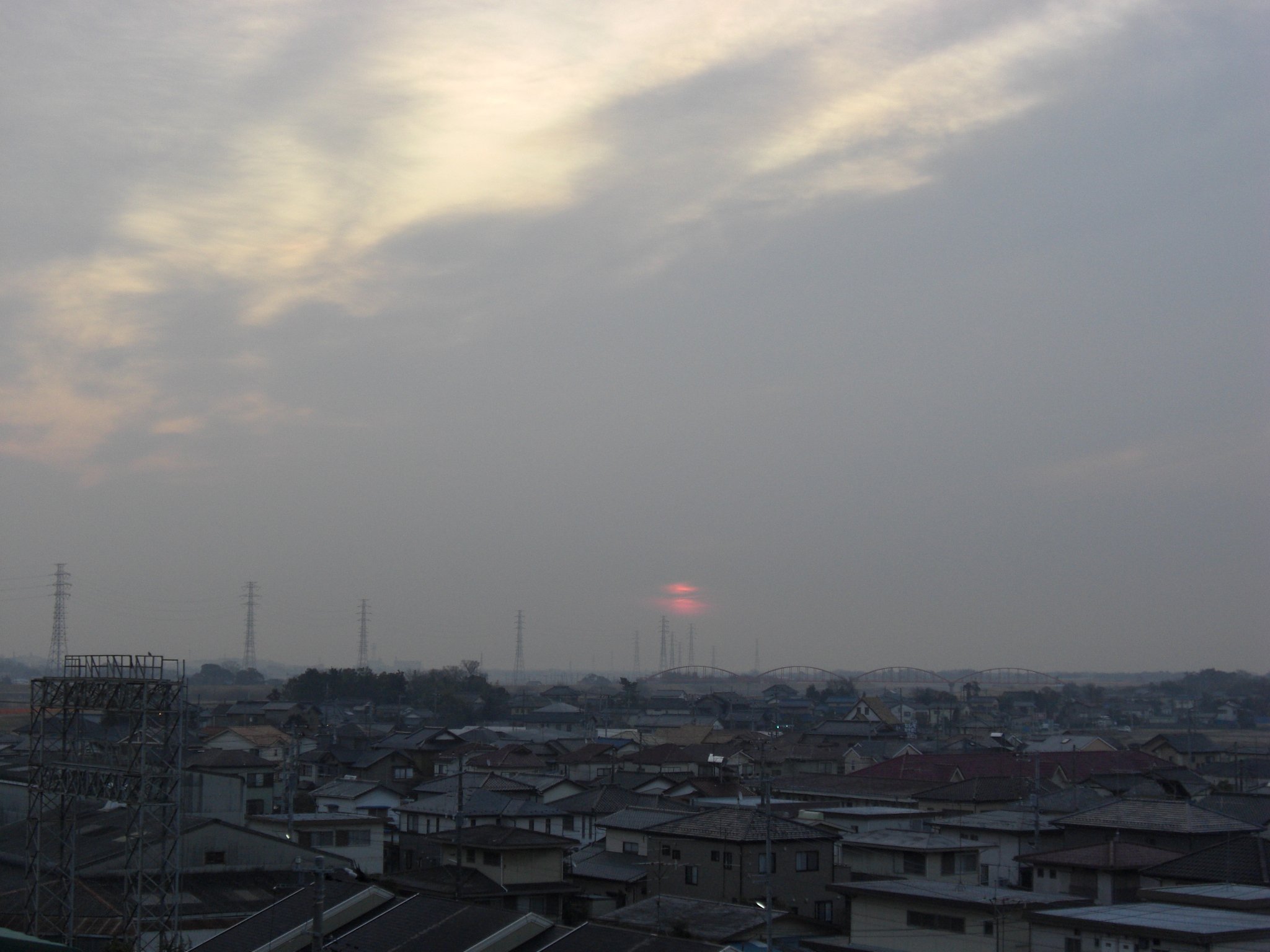 2009年34日目の朝焼け