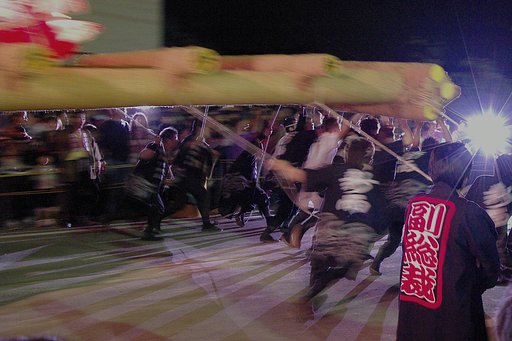【写川柳】　津沢夜高行燈まつり