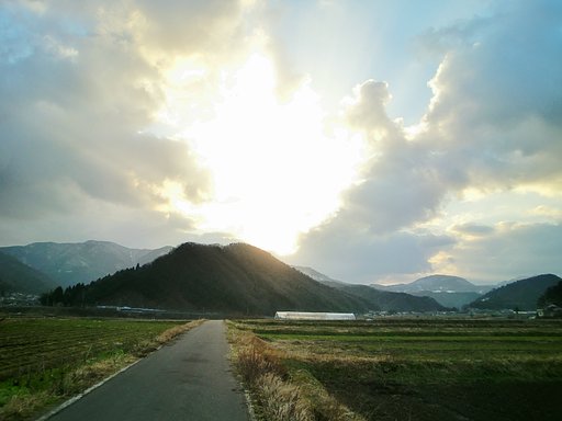 今朝の日の出！