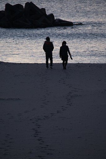 二人の足跡