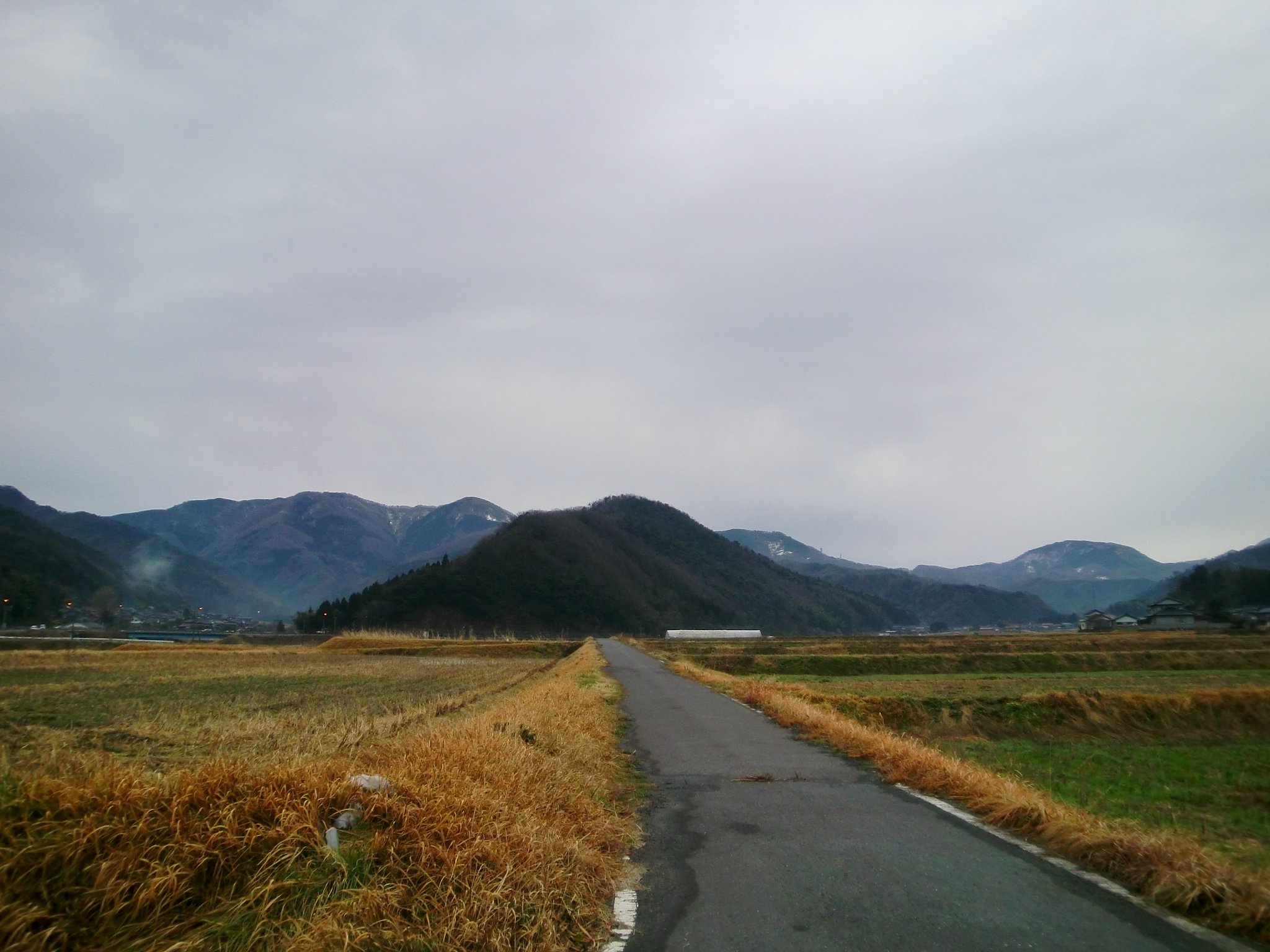 今朝の空は曇り空