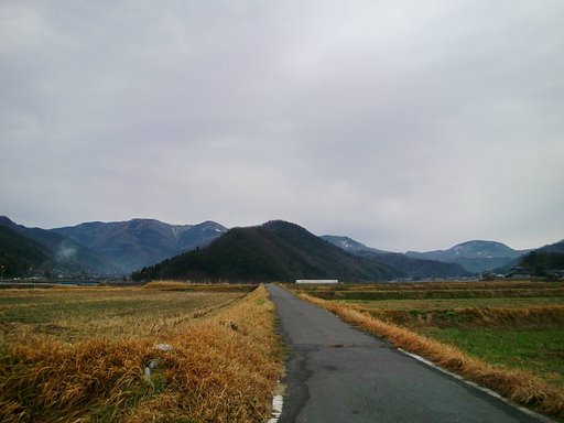 今朝の空は曇り空