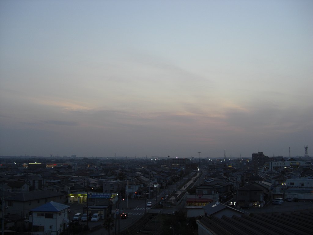 2009年78日目の夕焼け