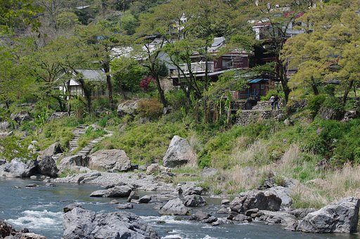 川辺の散歩道
