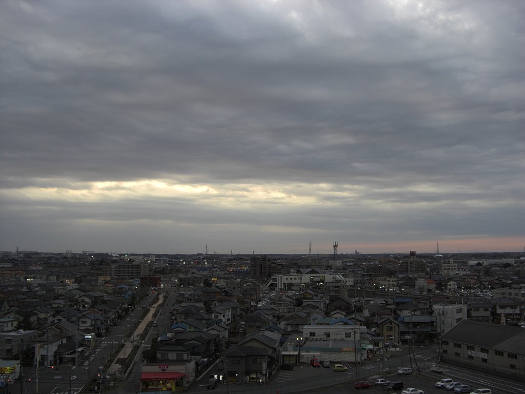2009年82日目の夕焼け
