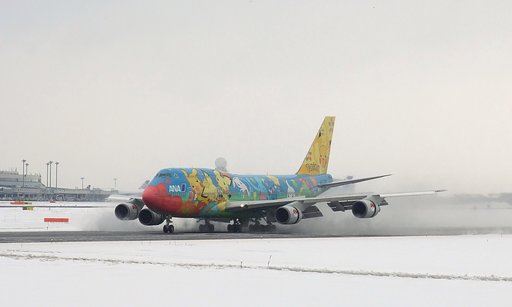 ポケモンの雪浴び