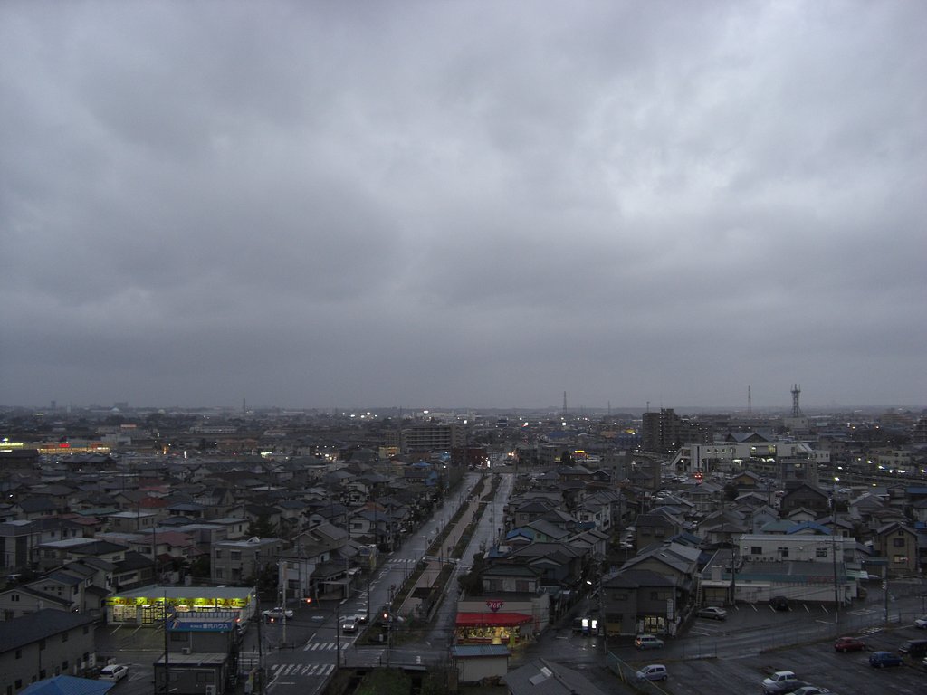 2009年81日目の夕焼け