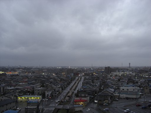 2009年81日目の夕焼け