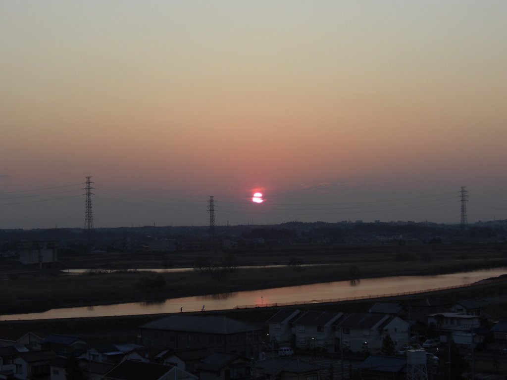 2009年86日目の朝焼け