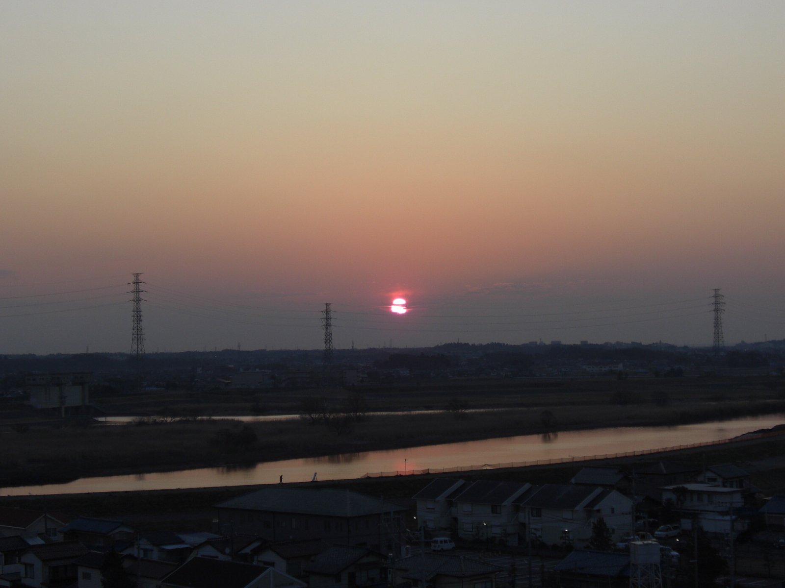 2009年86日目の朝焼け