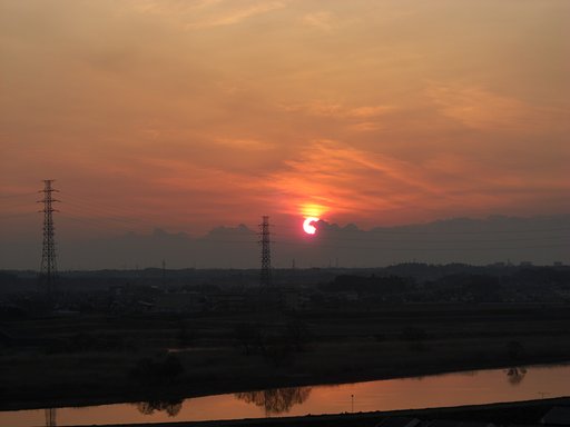 2009年88日目の朝焼け