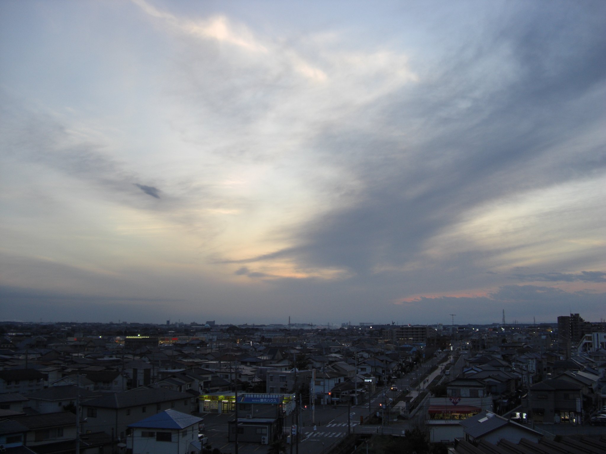 2009年66日目の夕焼け