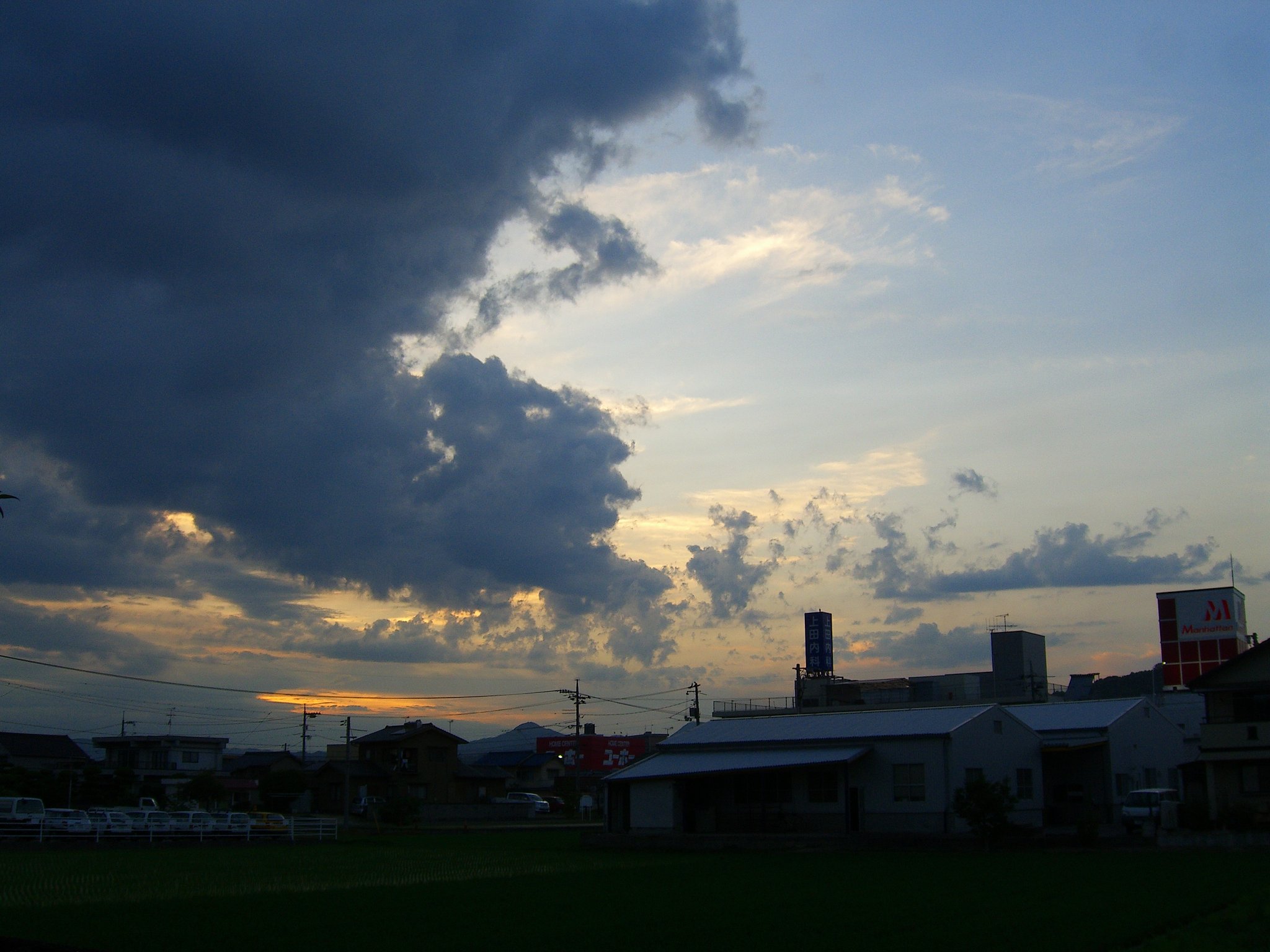 今夜から雨に
