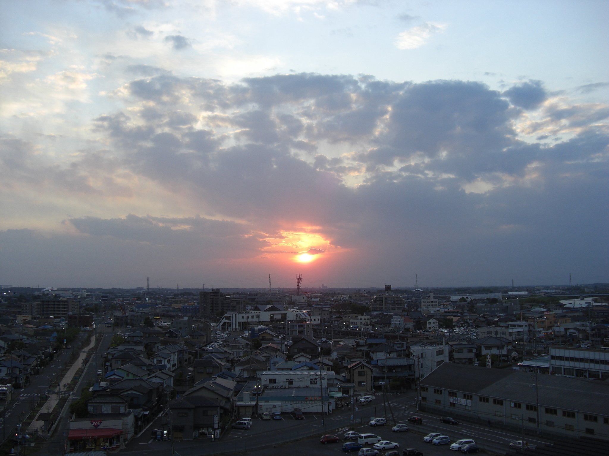 2009年118日目の夕焼け