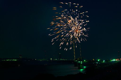 柴又の花火