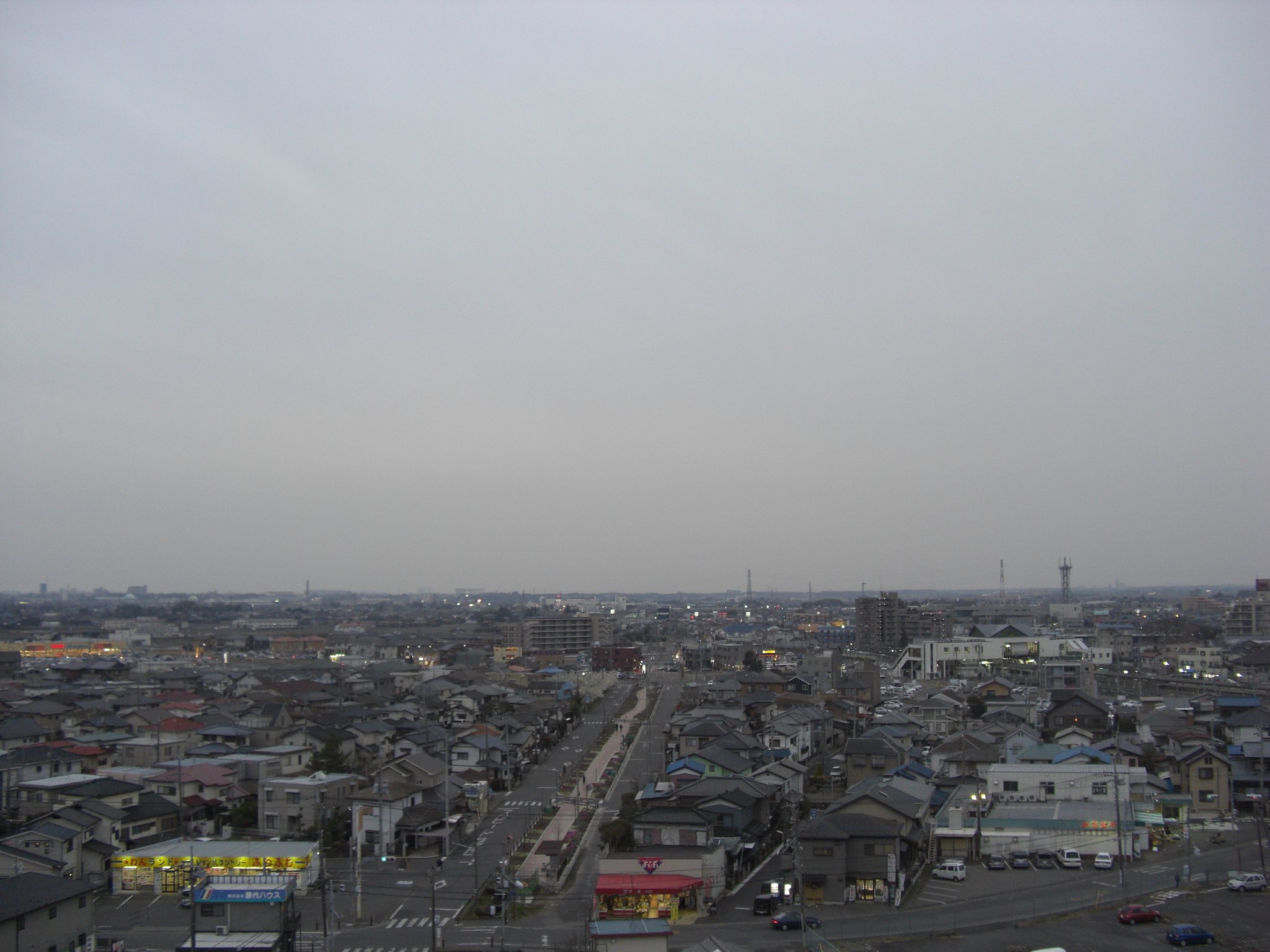 2009年94日目の夕焼け