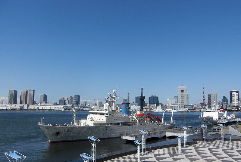 晴海ふ頭からの風景
