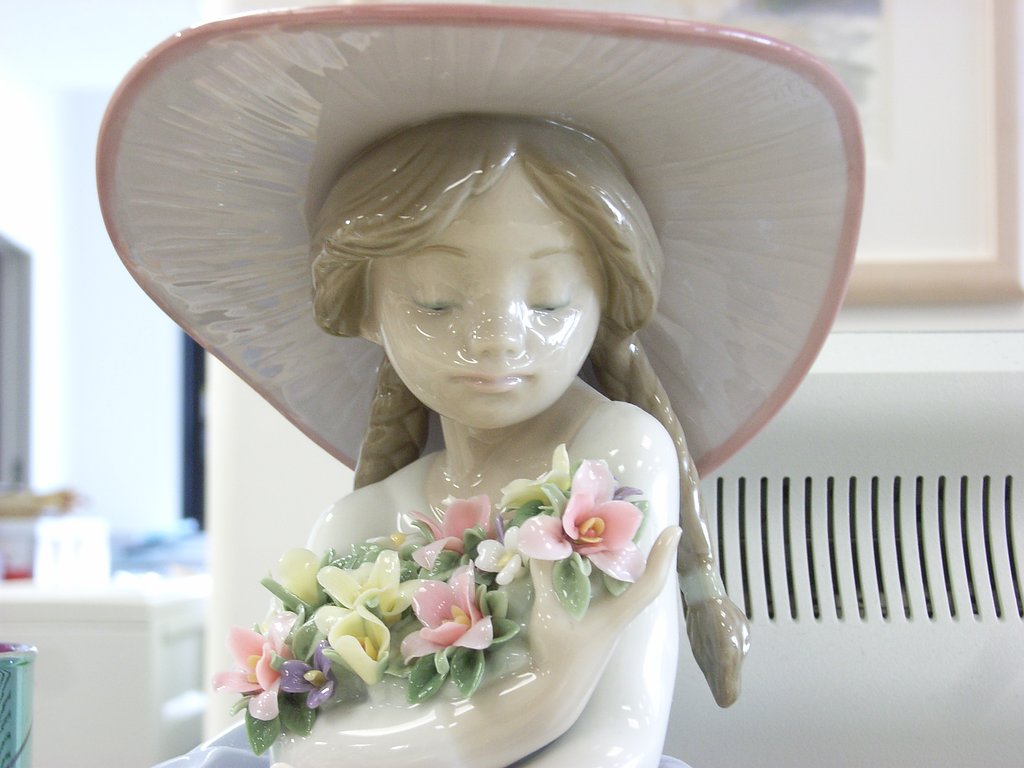 花を愛でる