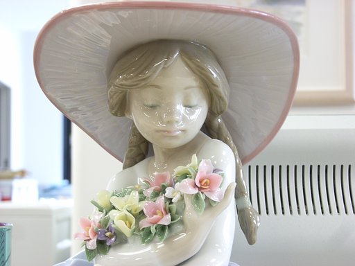 花を愛でる