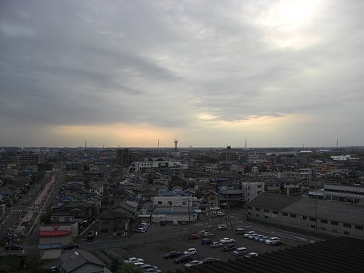 2009年112日目の夕焼け