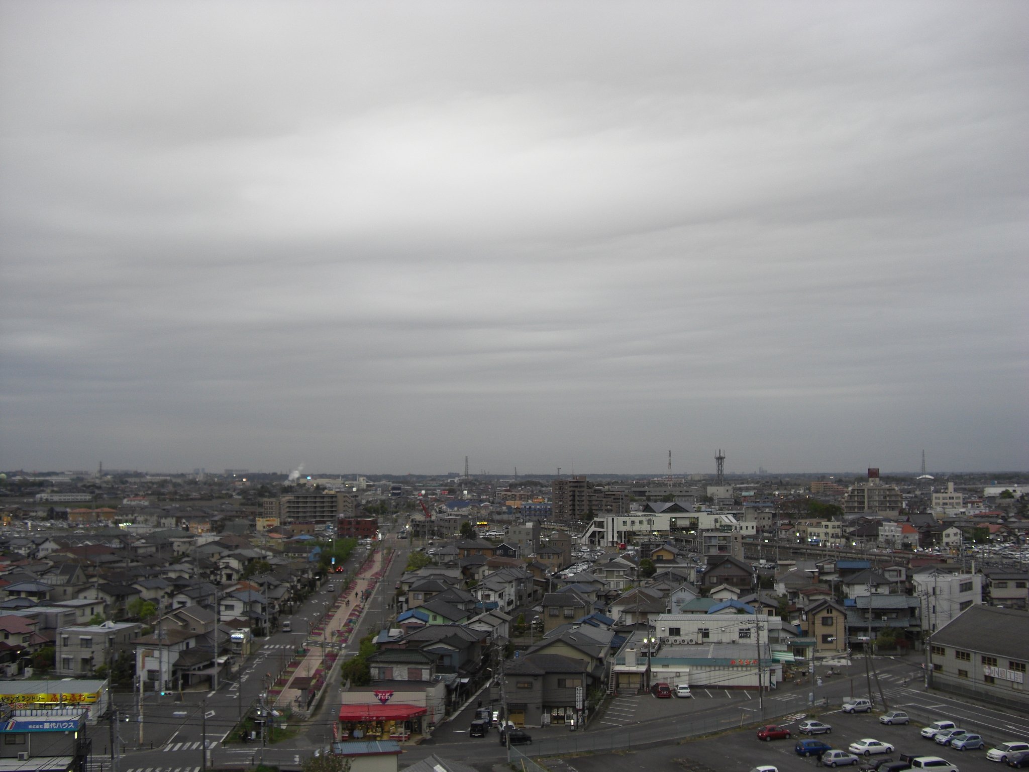 2009年114日目の夕焼け