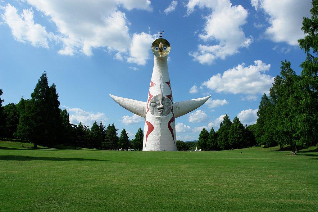 ようこそ万博記念公園へ（・｝・）