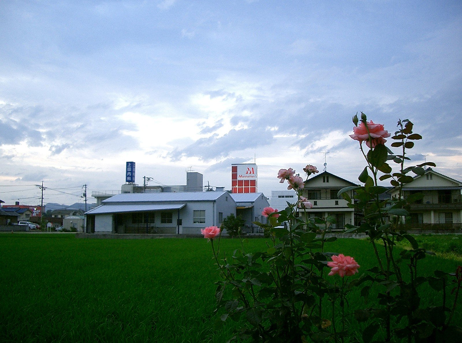 雲流れる