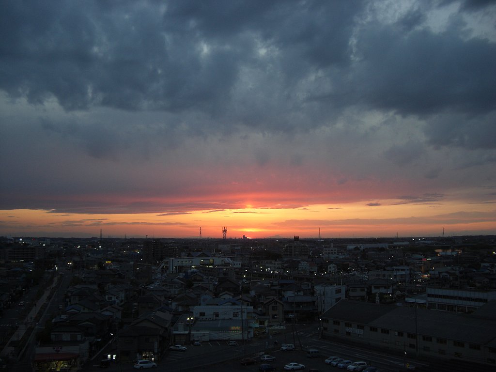2009年117日目の夕焼け