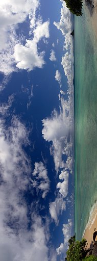 ハワイの海と空