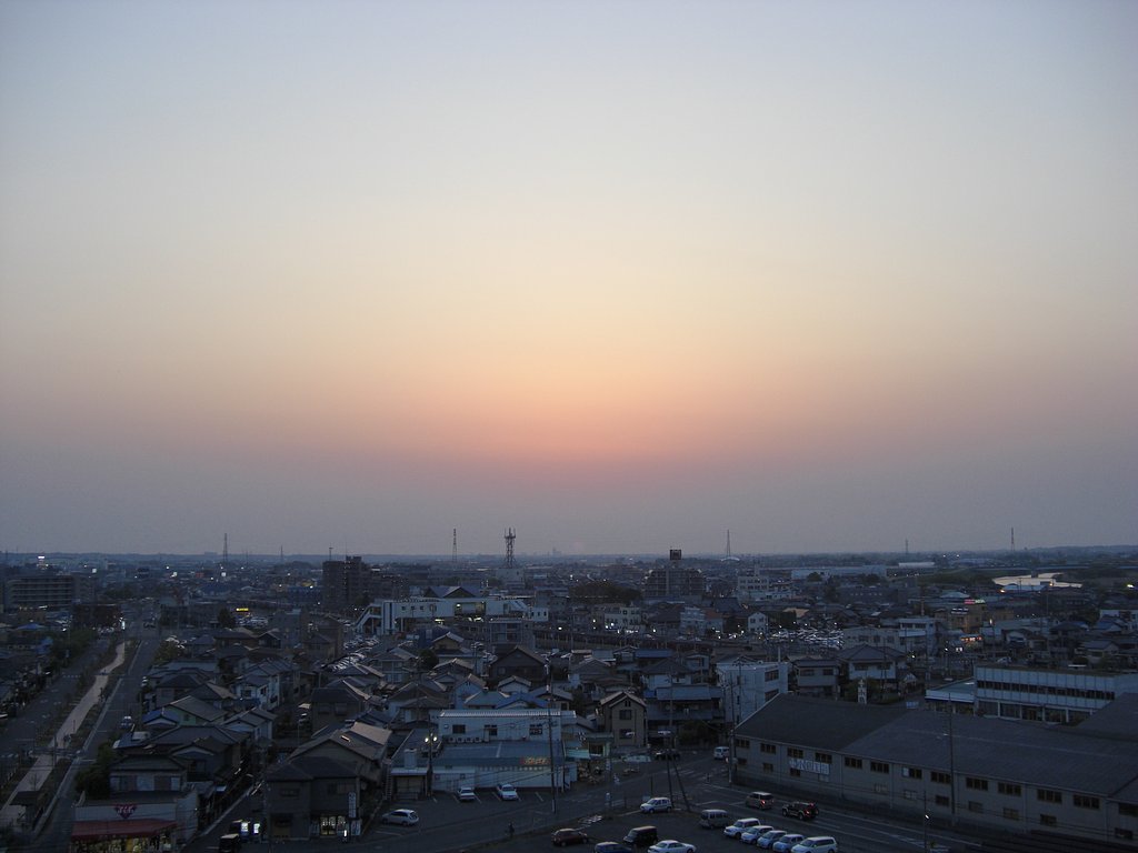 2009年120日目の夕焼け