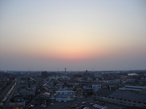 2009年120日目の夕焼け