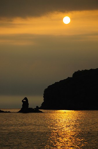 西伊豆の夕日