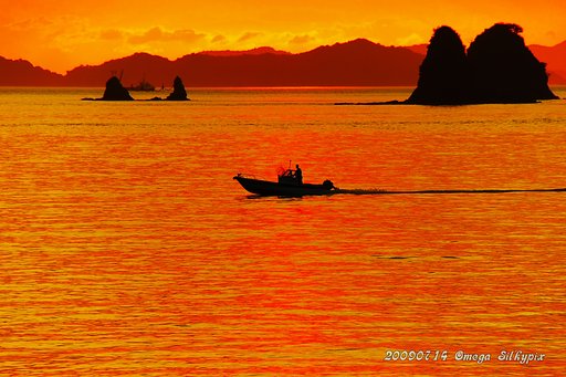 瀬戸の夕景　７・１４