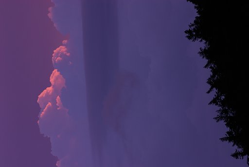 2400mm空に近い夕日