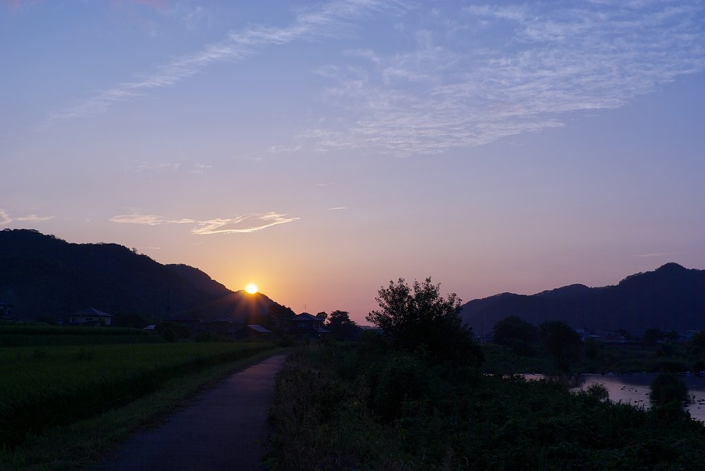 素晴らしい夕焼け!
